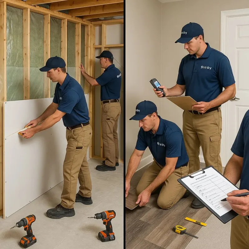 Repairs and Reconstruction process in Fremont, OH
